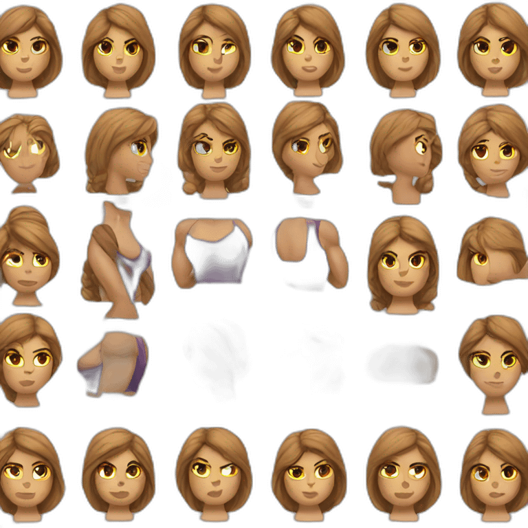 Superwomen muscles emoji