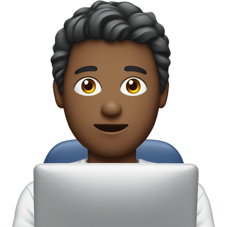 Valoranter Man at the Computer emoji