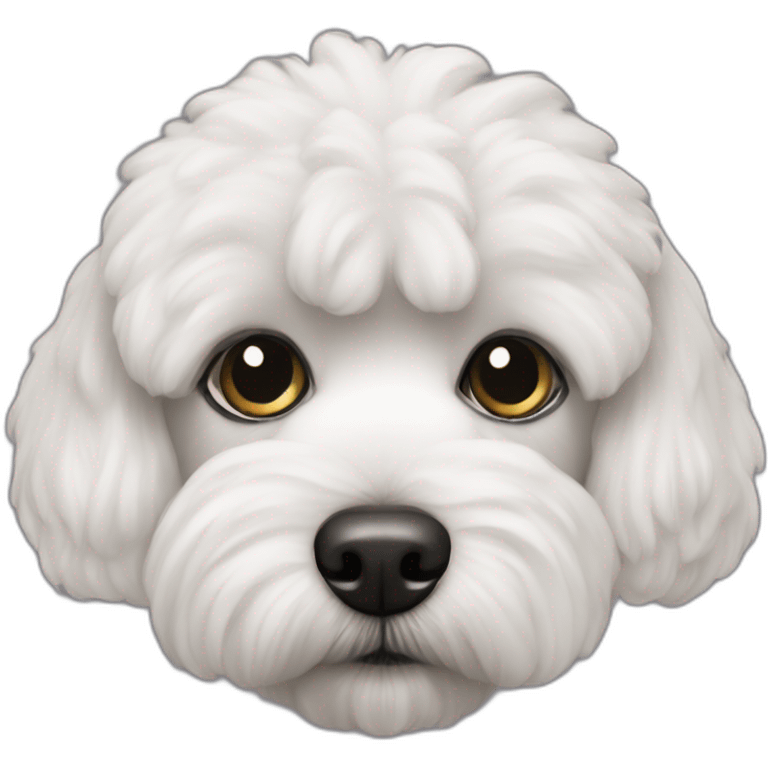 black bichon havanais emoji