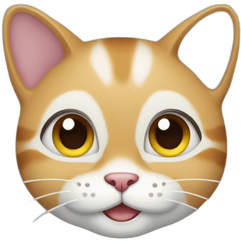 happy face cat emoji