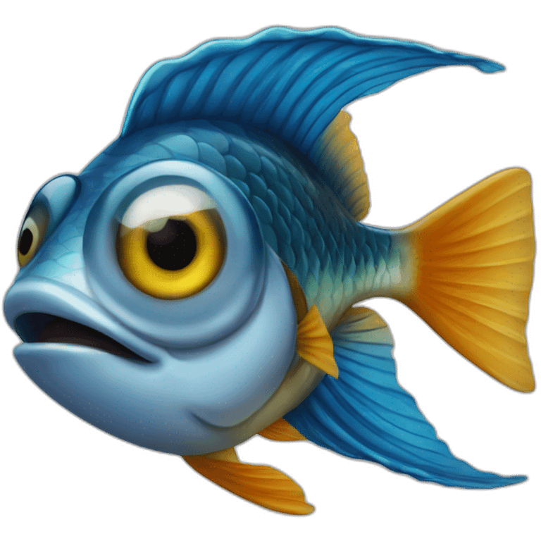 fish de tres ojos emoji