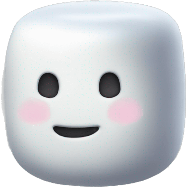 Marshmallow without face emoji