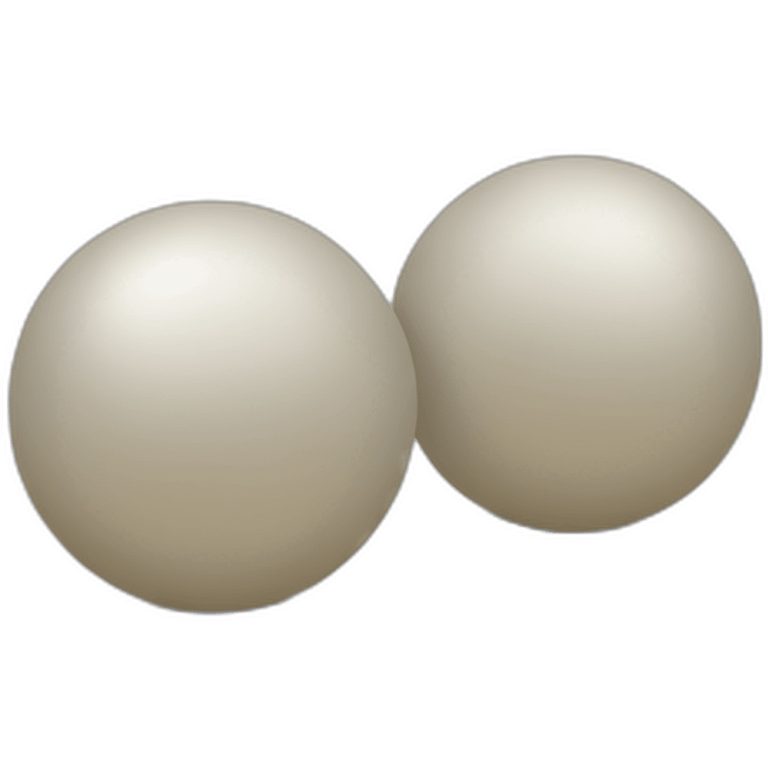 two Petanque balls emoji