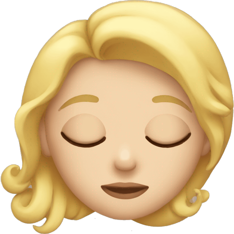 Girl sleep  emoji