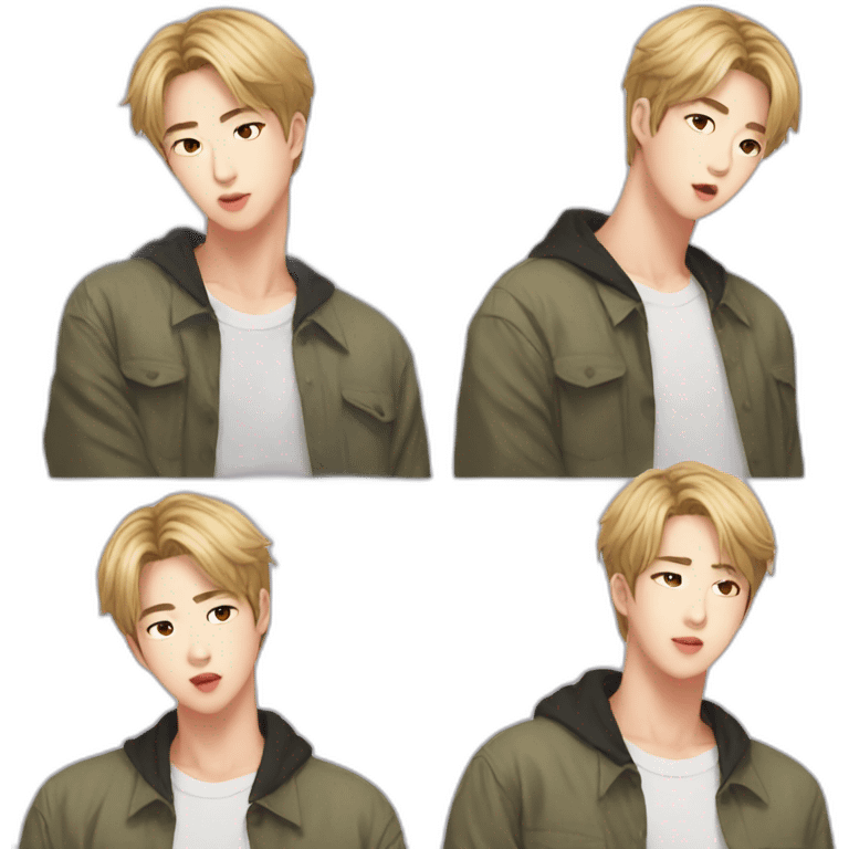 Kim seokjin emoji