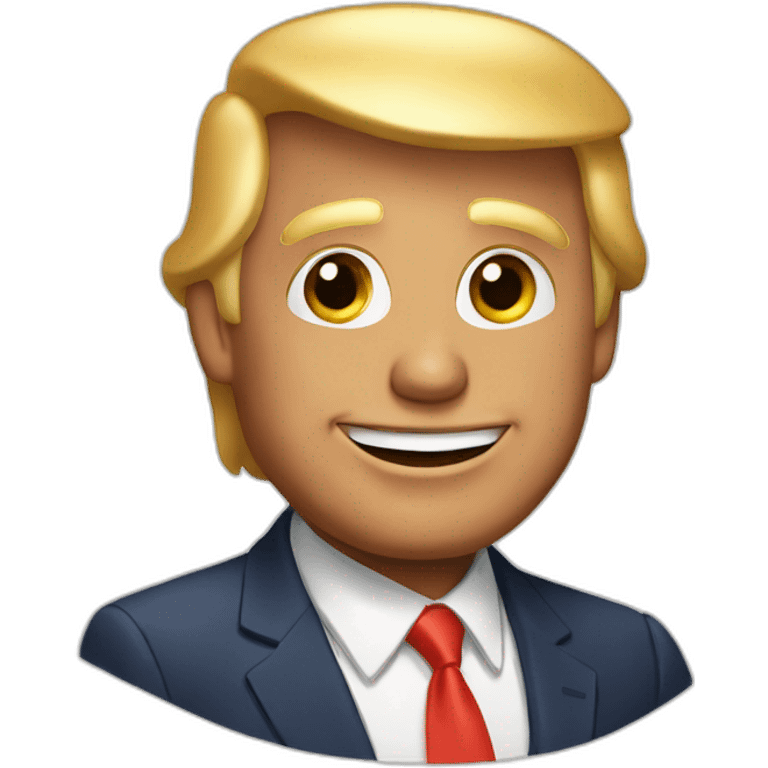 Donald Trump saying Good Morning emoji