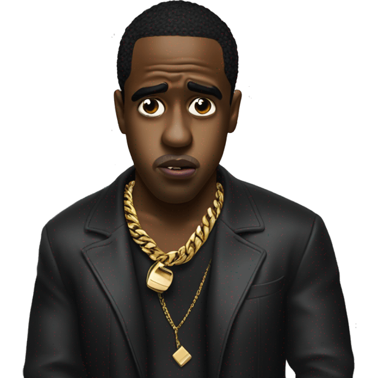 Puff daddy biting his bottom lip emoji