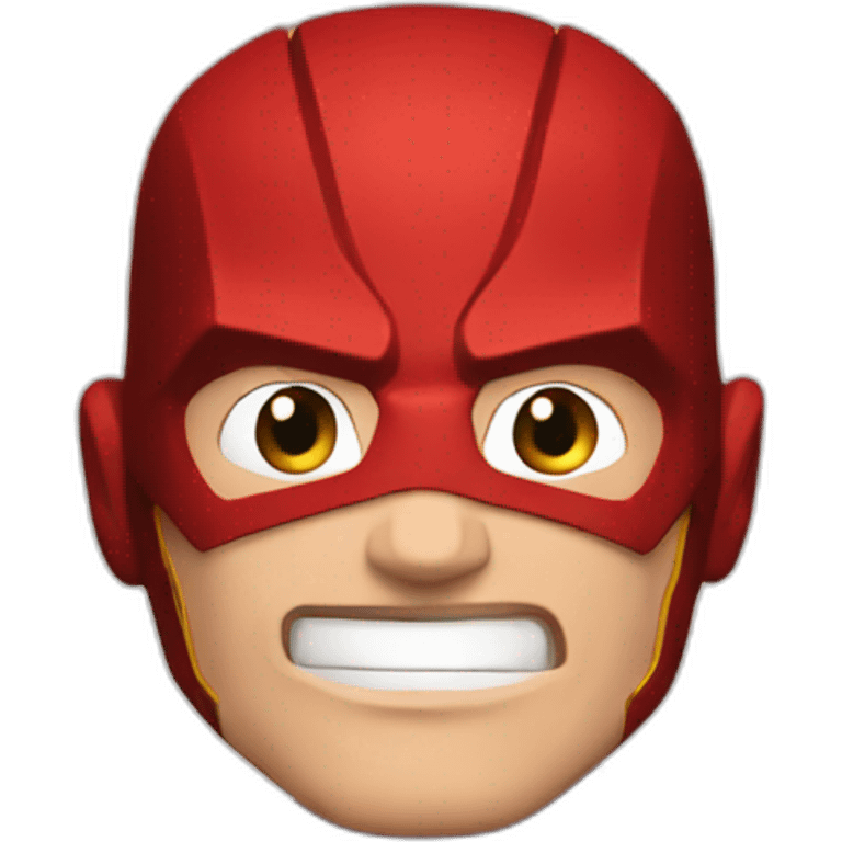 Man as the flash emoji