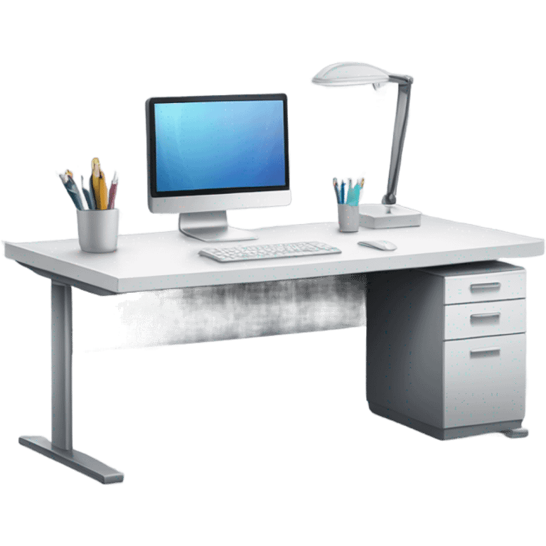 computer desk bussiness emoji