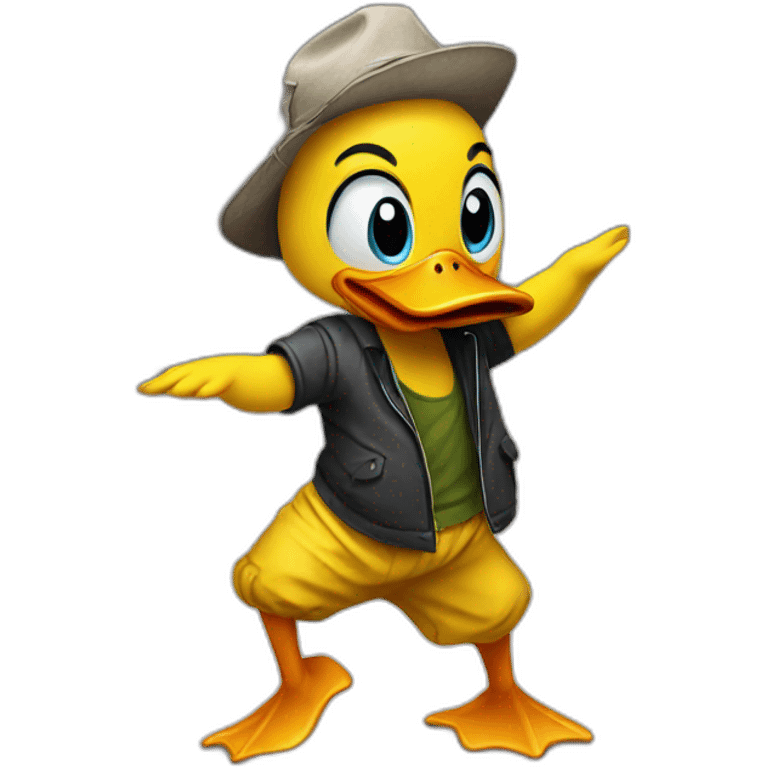 street dance duck emoji