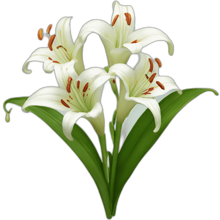 Lilium bouquet emoji