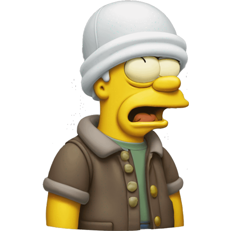 Homer simpson en kaws emoji