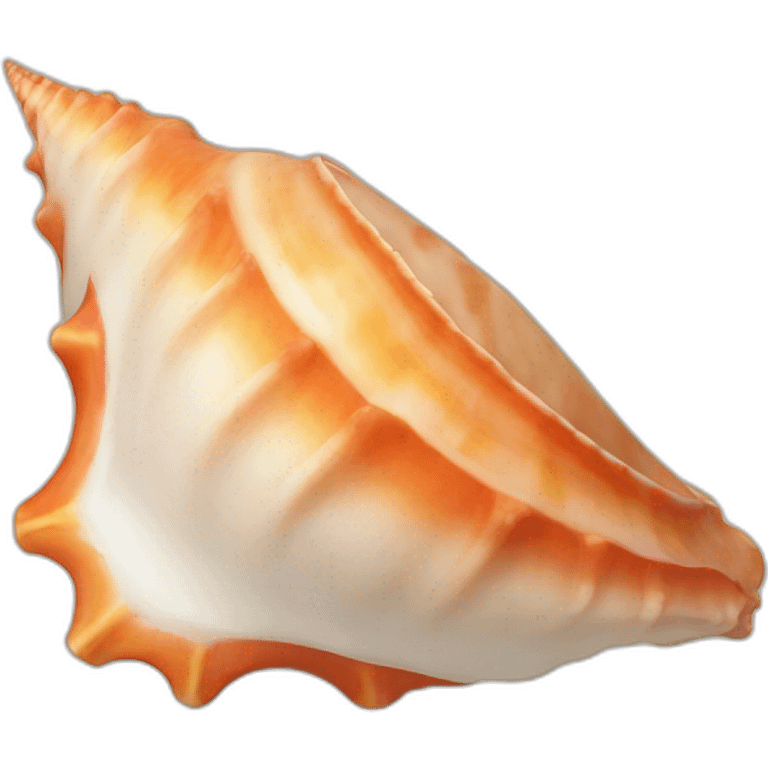 a conch-shell emoji