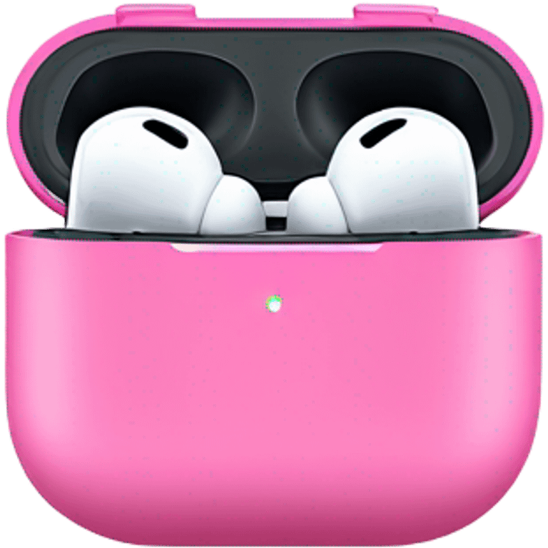 AirPods pro pink emoji