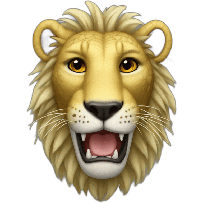 crocodile lion hybrid emoji