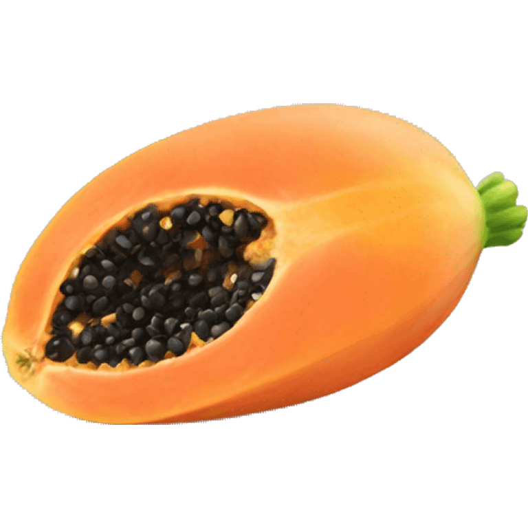 papaya  emoji