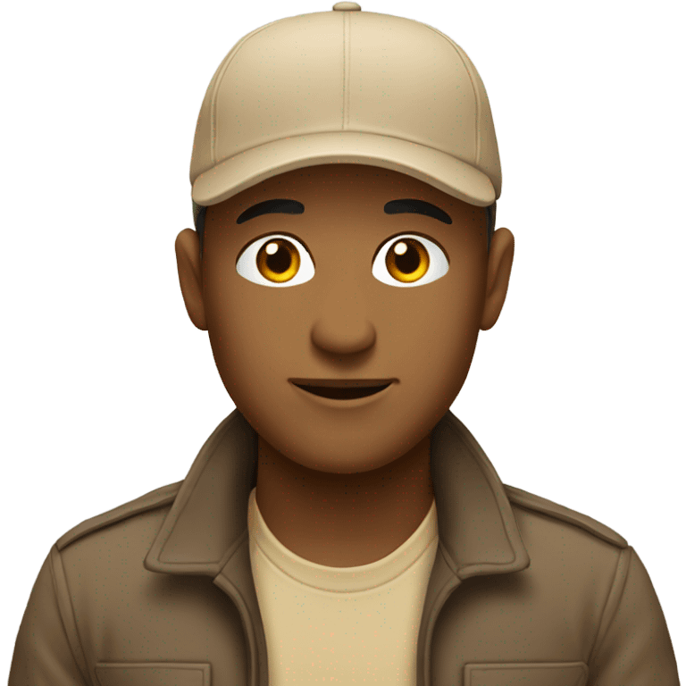 beige cap emoji