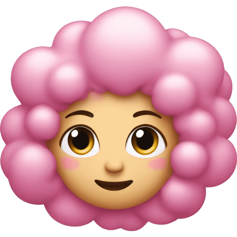 pink cloudy emoji