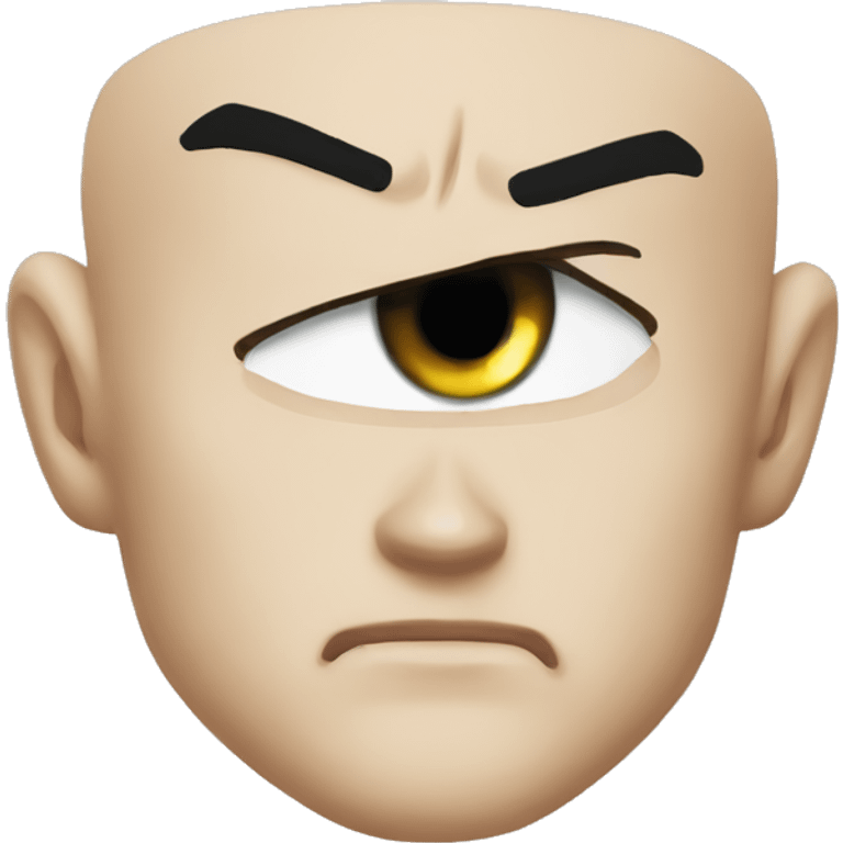 vegeta little eye emoji