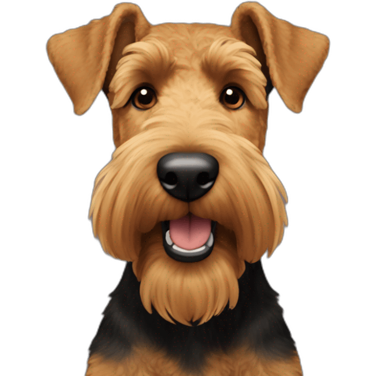 Airedale terrier emoji