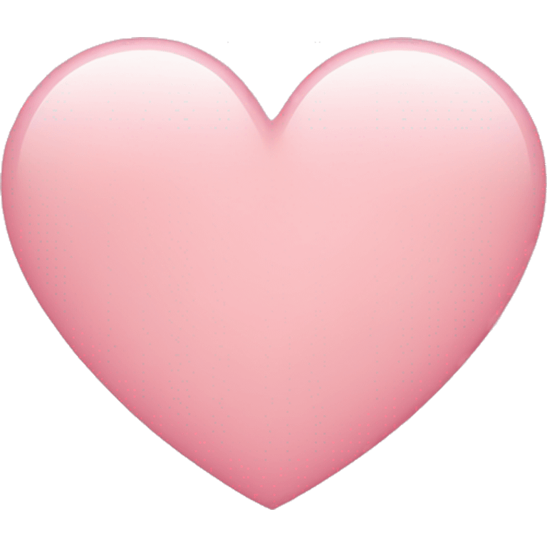 Light pink heart emoji emoji