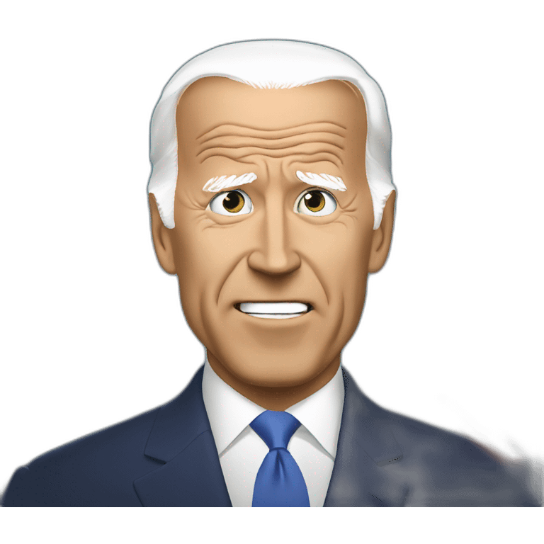 joe biden laser eyes attack emoji