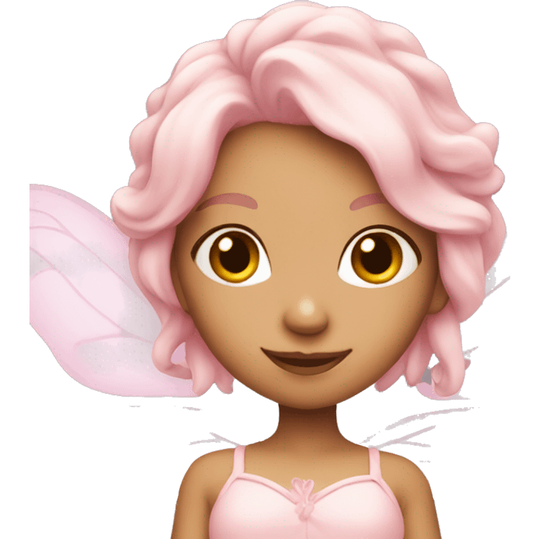 Light Pink fairy emoji