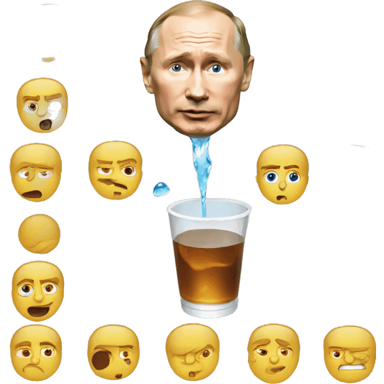 putin drink water emoji