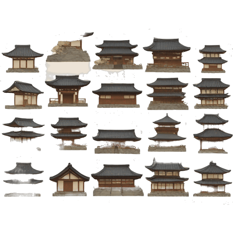 Japanese buildings emoji