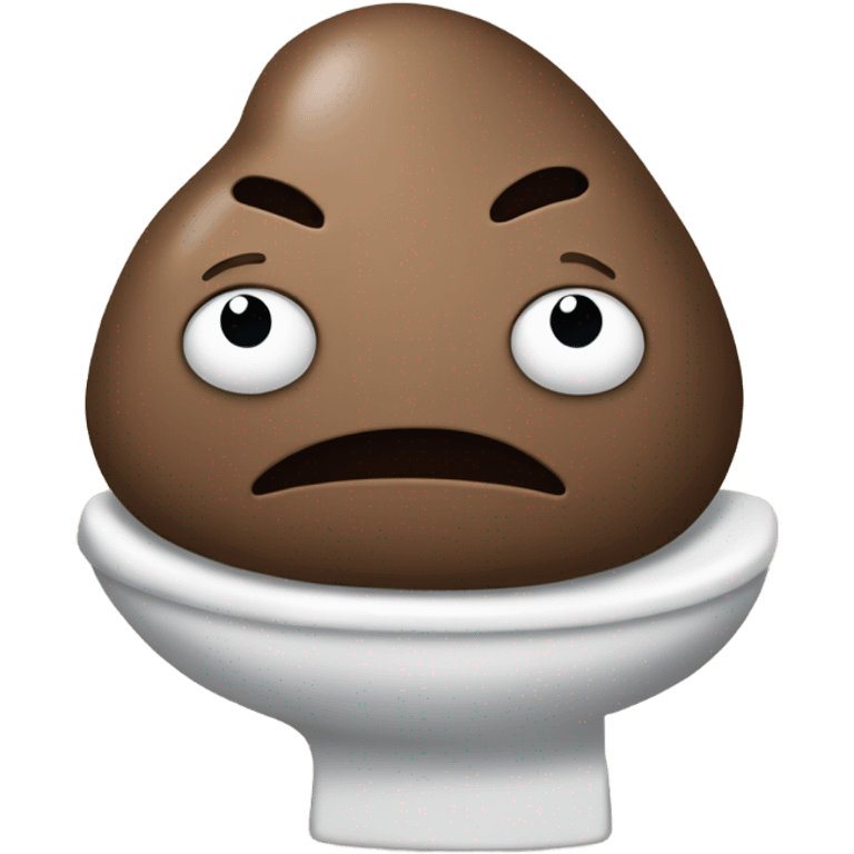 Doo doo  turd on the toilet emoji