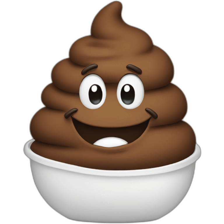 poop saying 'perfect!' emoji