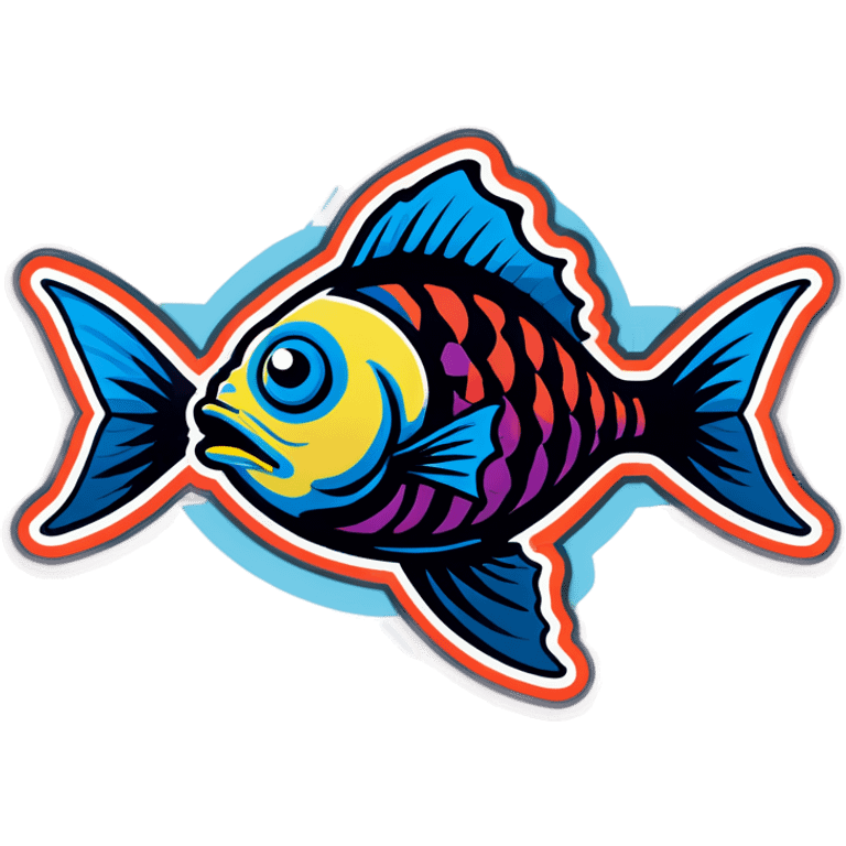 Cursed fish emoji