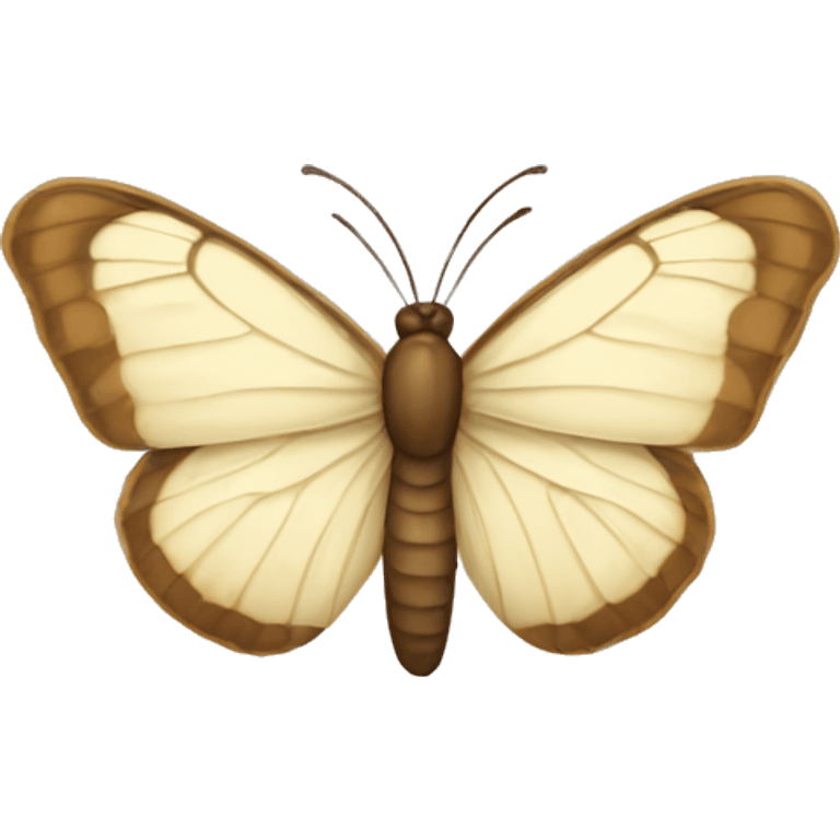 Cream butterfly  emoji