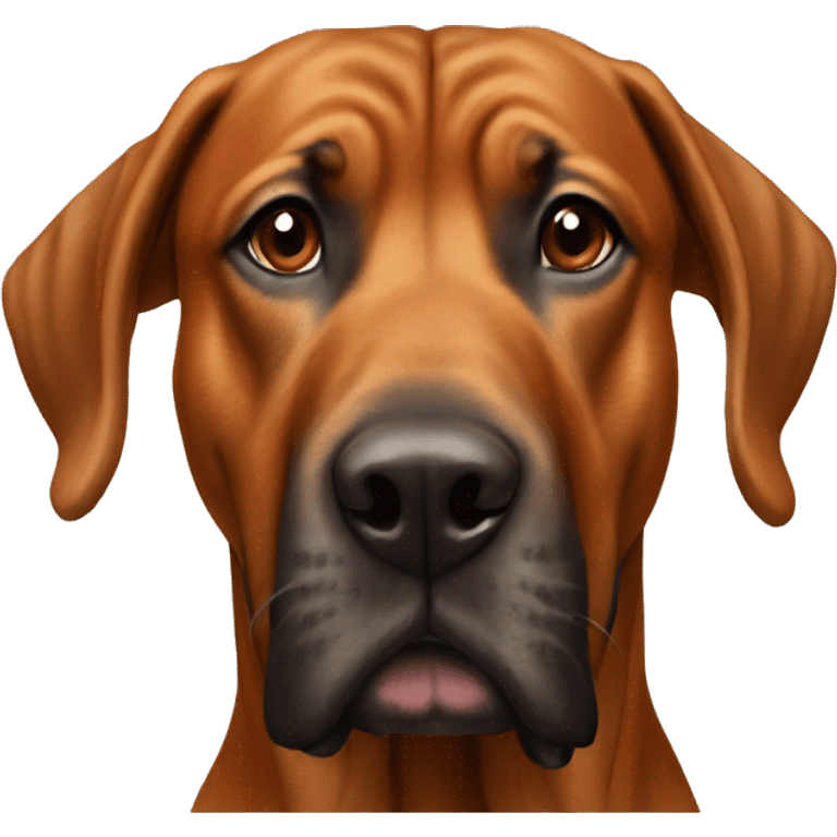 A Rhodesian Ridge Back emoji