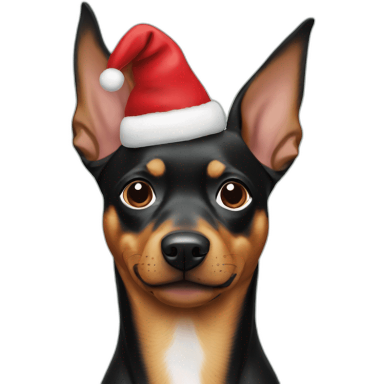 pinscher christmas emoji