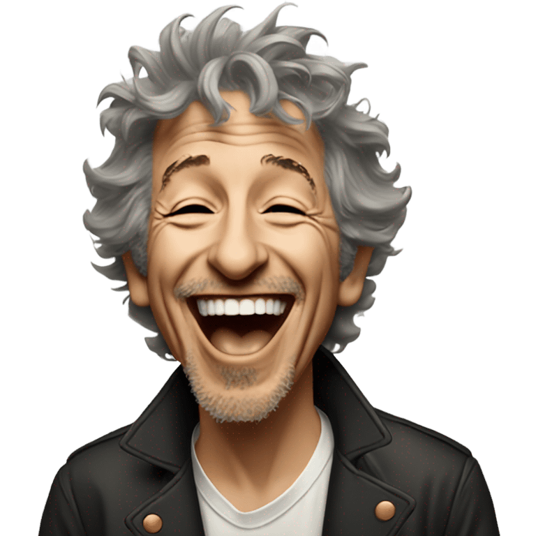 bob dylan laughing emoji