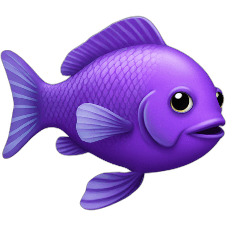 purple fish emoji