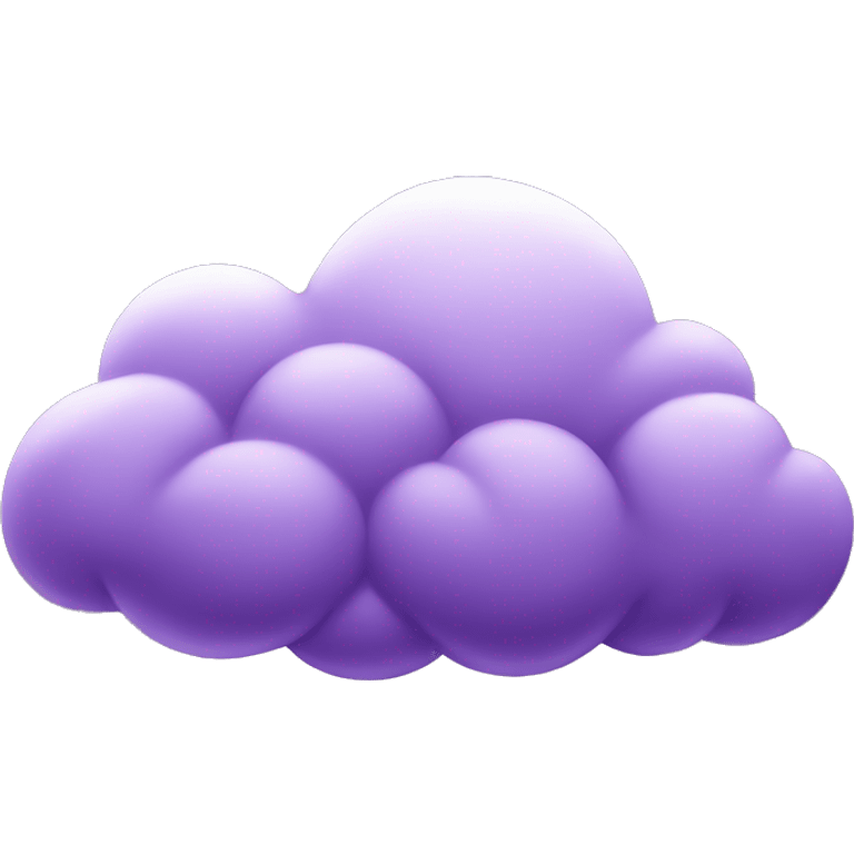 Purple cloud emoji