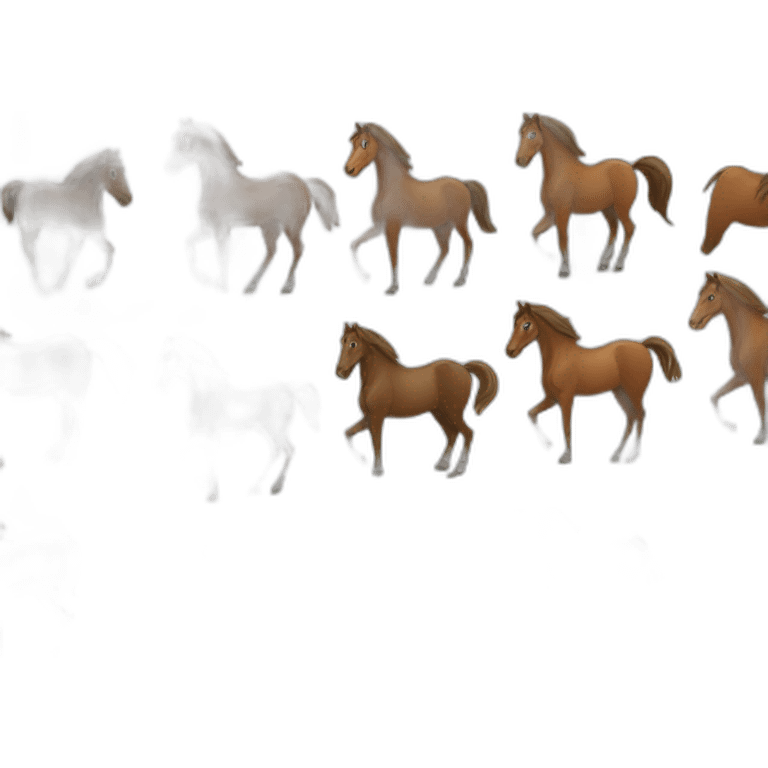 Horse business emoji