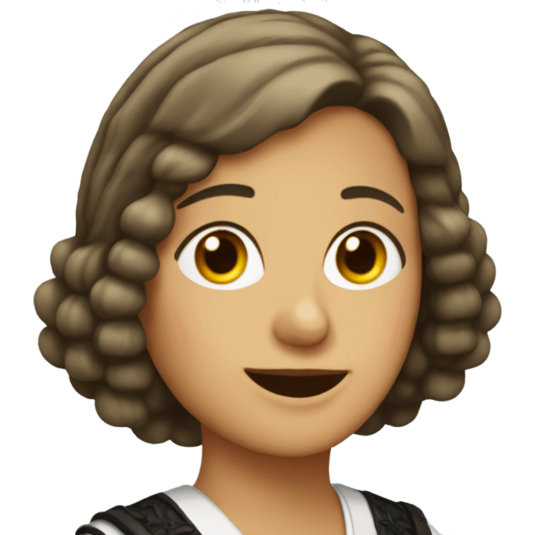 Spanish lady WITH CASTERNETS emoji