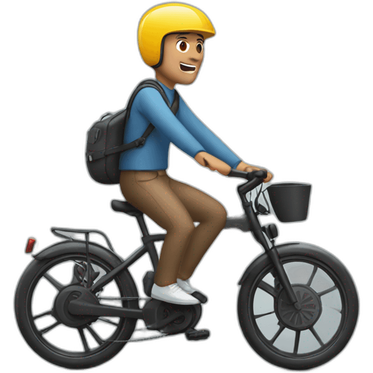 Man on e-bike  emoji