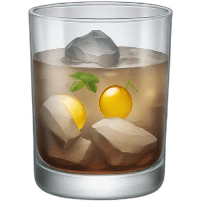 rocks glass cocktail emoji