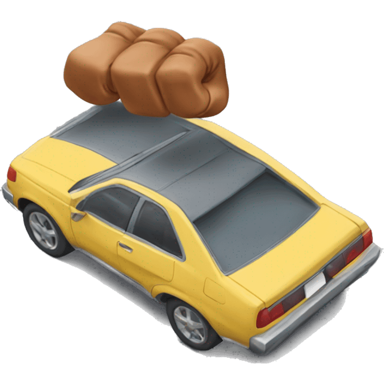 Punch car emoji