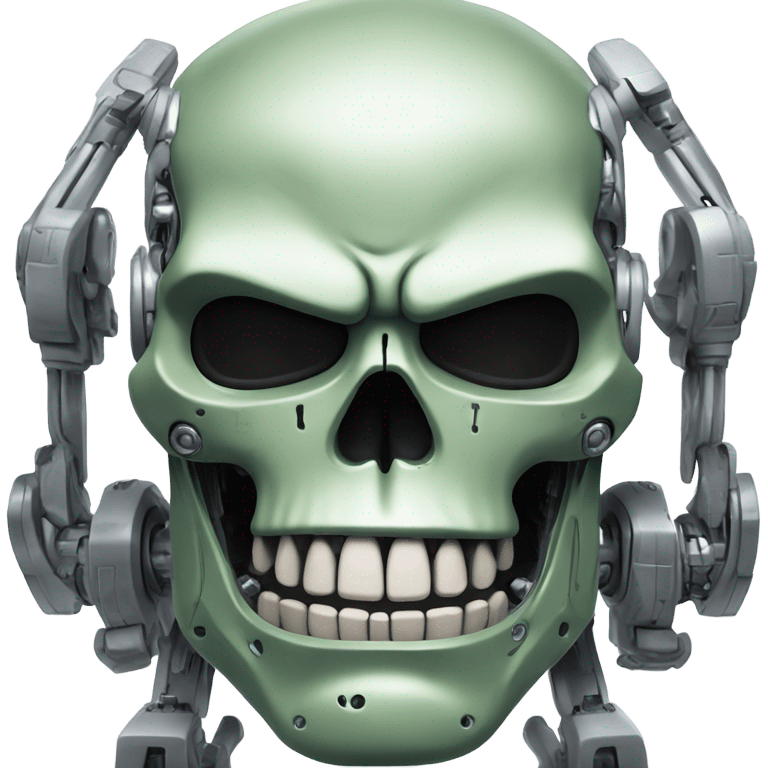 Robot Ghost Hulk Terminator Face emoji