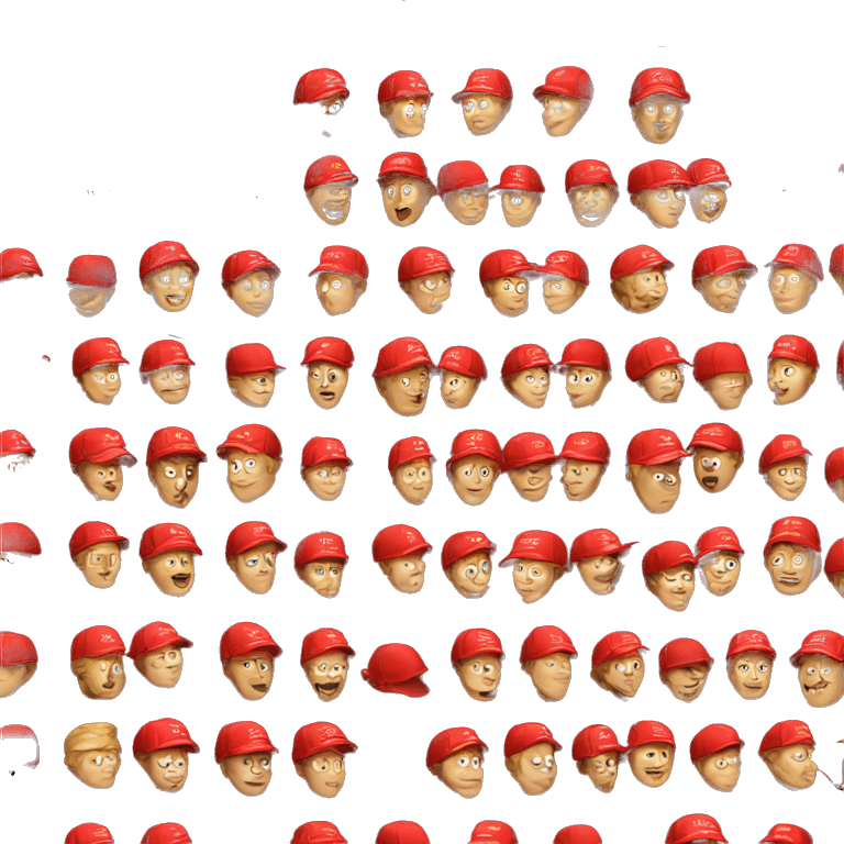 red Trump Cap emoji