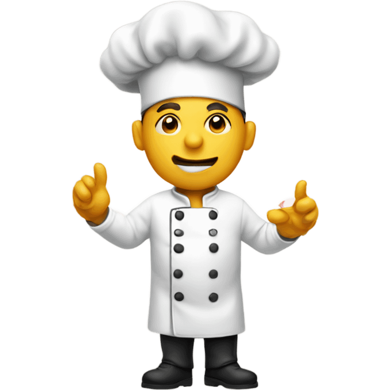 Chef blowing a kiss emoji