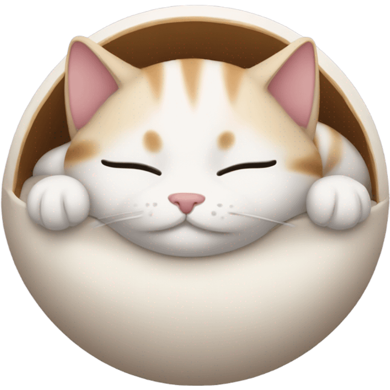 Sleeping cat emoji