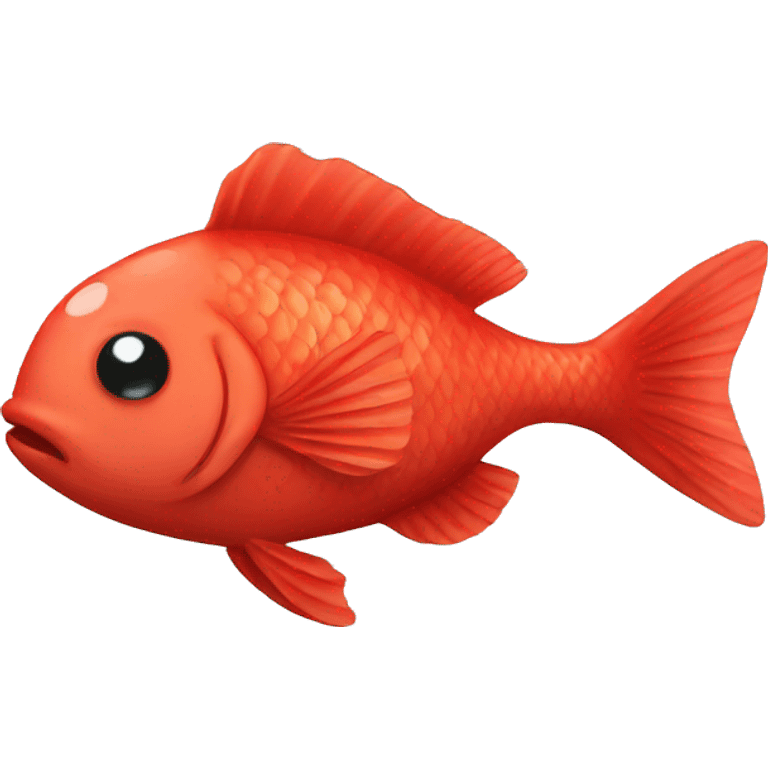 sad red fish emoji