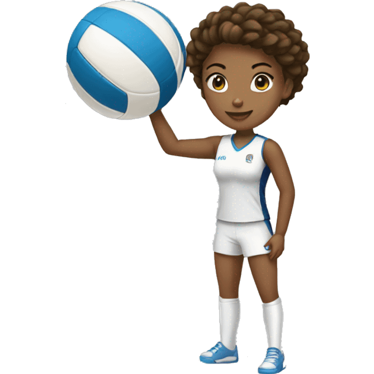 Voleyball player female  emoji