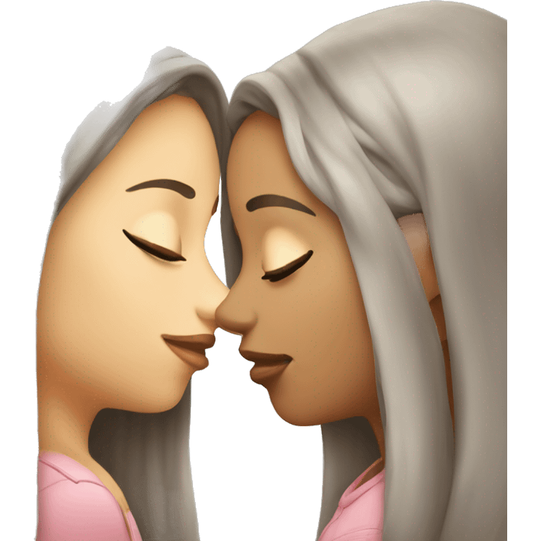 Girl kiss girl emoji